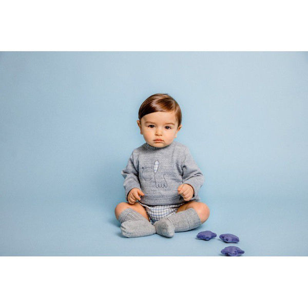 Conjunto tapa fralda + camisola CALAMARO