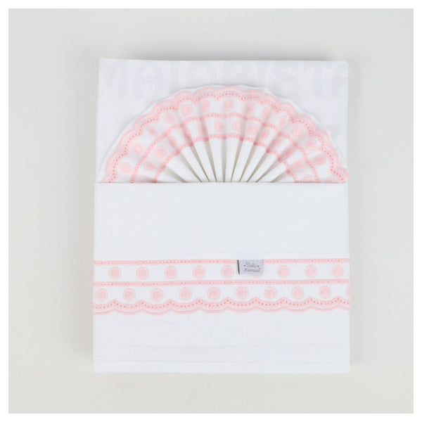 Lençol Berço NEXT2ME ALGODÃO «Renda» MAIORISTA